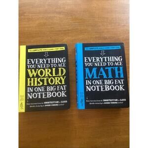 Everything You Need Ace Math & History One Big Fat Notebook Book Middle School